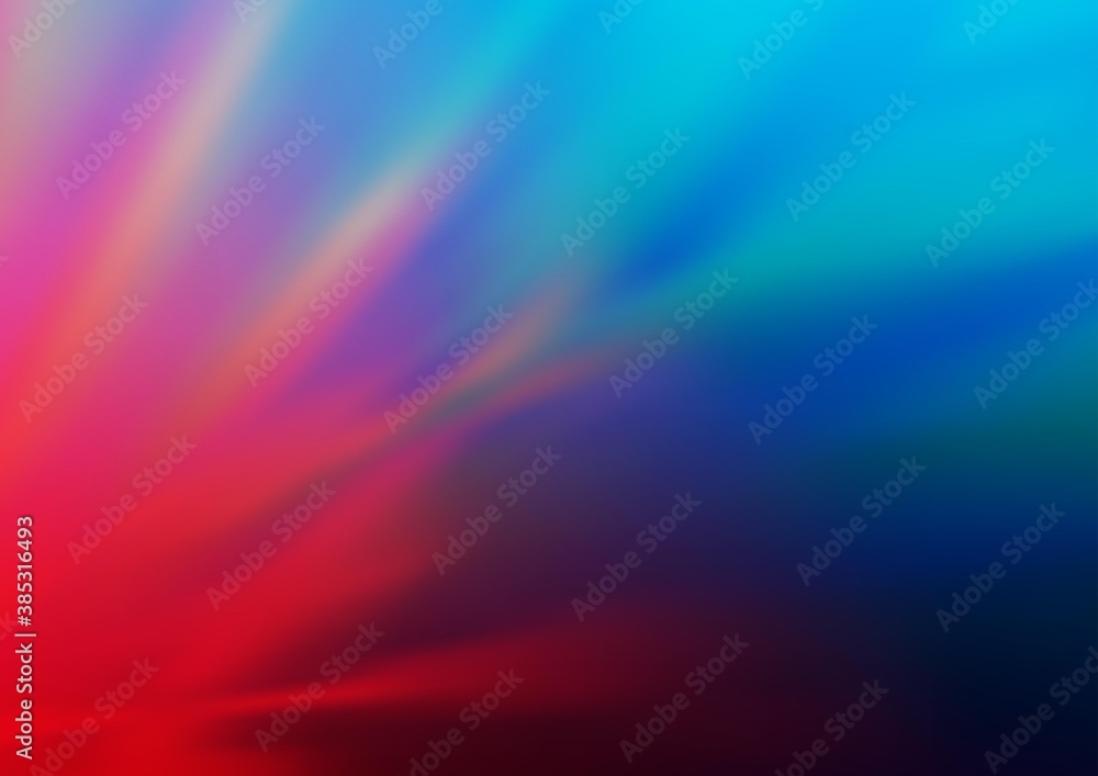 Dark Blue, Red vector bokeh template. Dark Blue, Red vector bokeh template.
