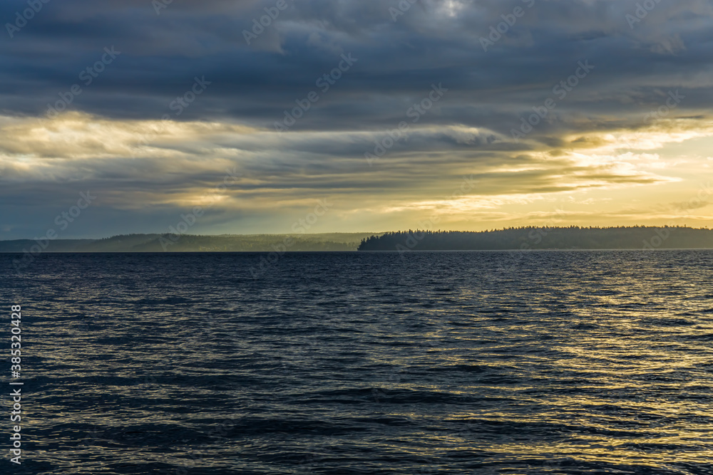 Obraz premium Cloudy Ocean Sunset 9