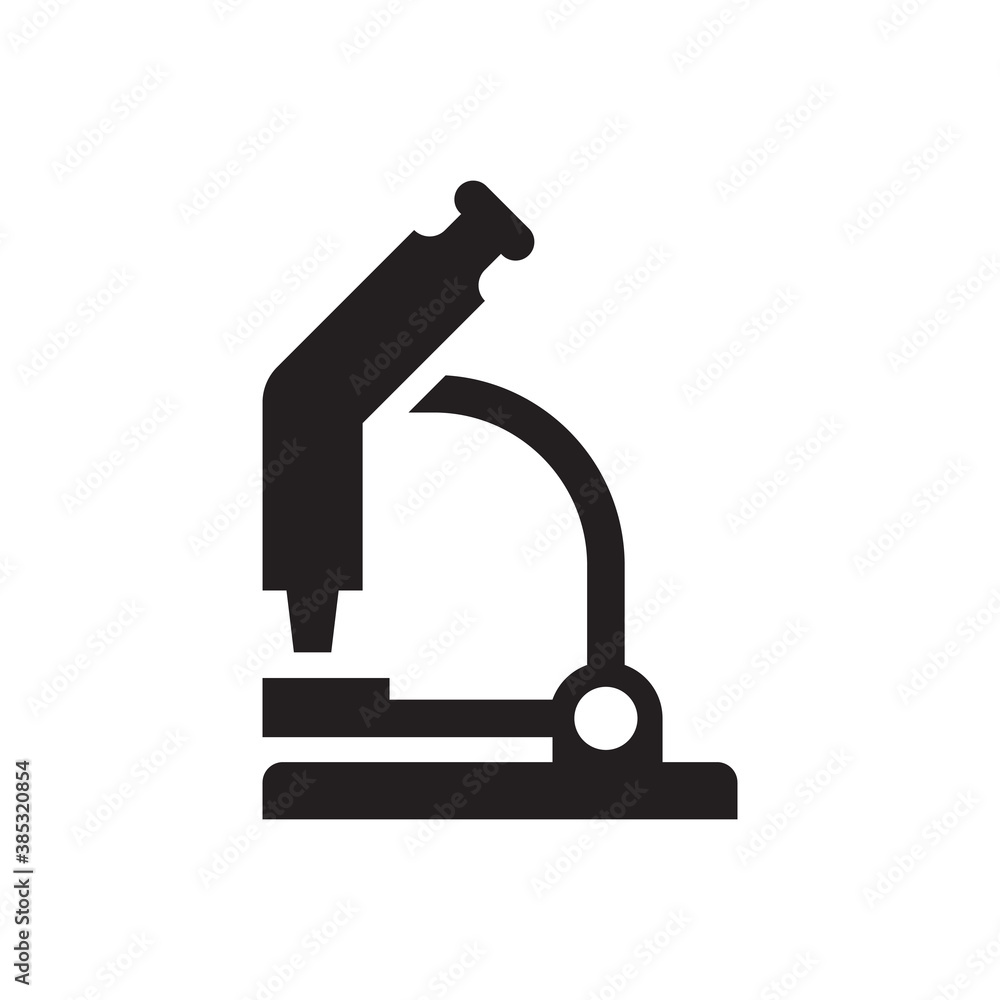 Laboratory microscope icon - research symbol Laboratory microscope icon - research symbol