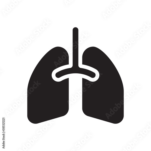 Lung organ icon - symbol	