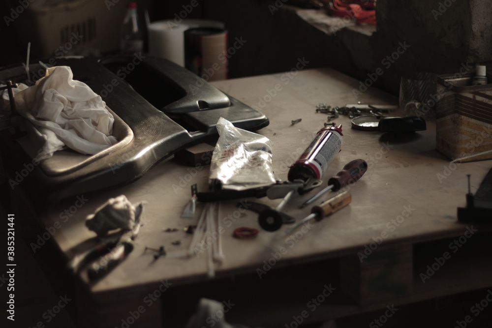Fototapeta premium workshop stuff