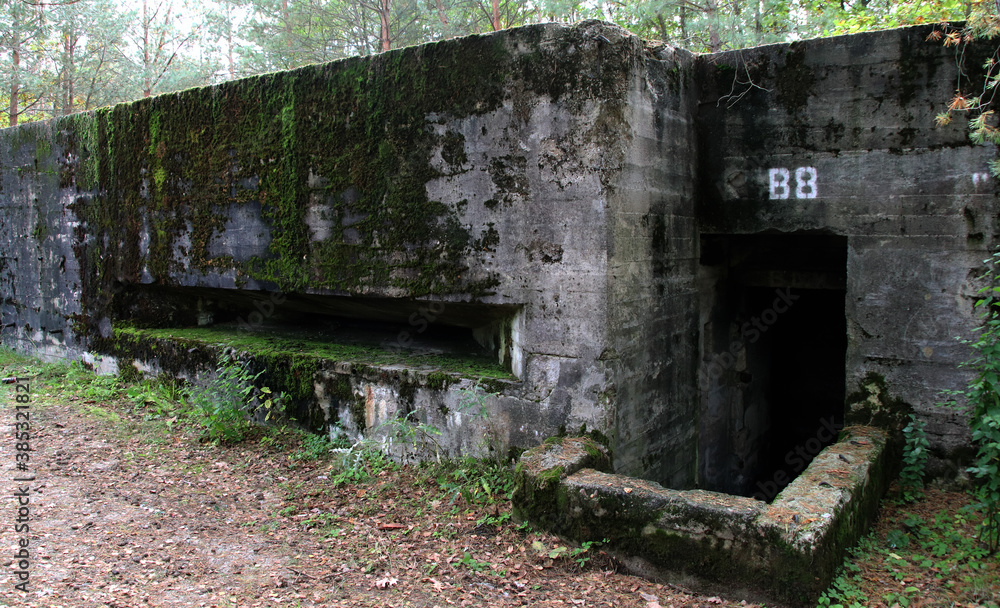 Nazi bunkers on the training ground, Sowie góry Poland Nazi bunkers on the training ground, Sowie góry Poland