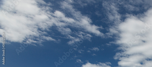 Image of a partly cloudy and partly clear sky during the day