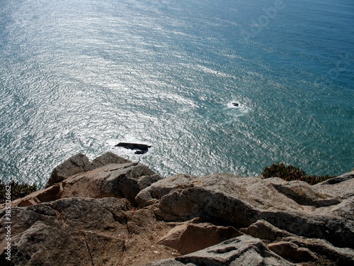 Cape Rock, the westernmost point of Eurasia and Europe, Portugal photo