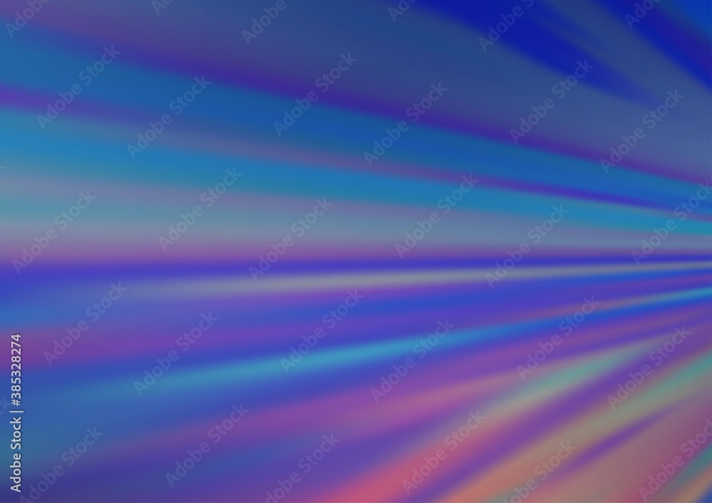 Obraz premium Light BLUE vector blurred bright template.