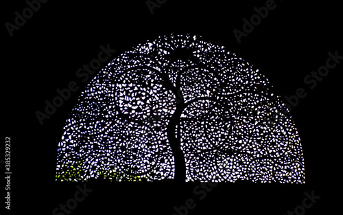 Quadro su tela Sidi Saiyyed Mosque in Ahmedabad