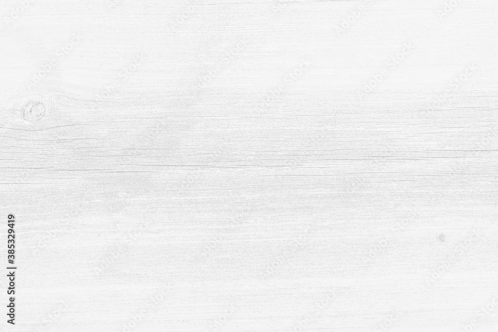 White wood texture background of distressed pine grain. Light soft