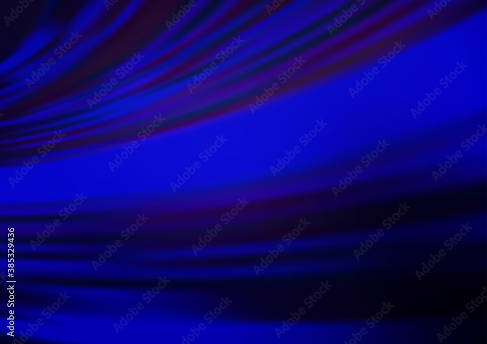 Dark BLUE vector glossy bokeh pattern. Dark BLUE vector glossy bokeh pattern.