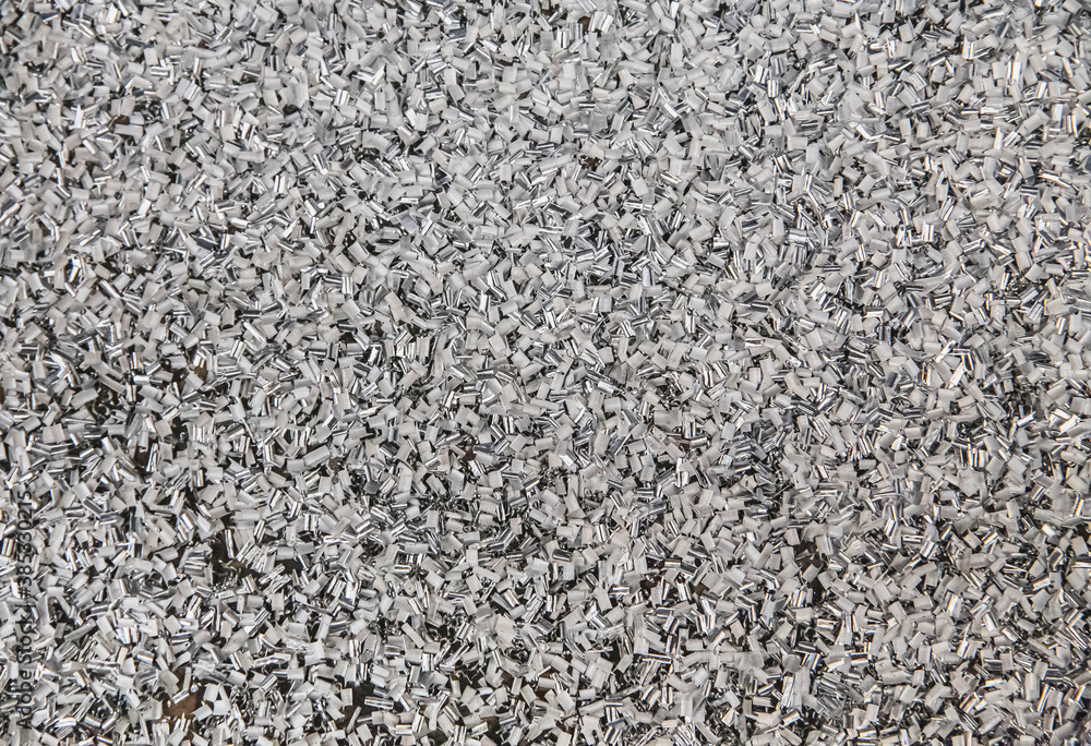 background of metal shavings at the factory background of metal shavings at the factory