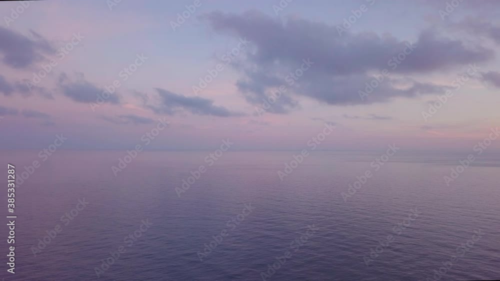 Pink purple sunset ocean. Fantasy abstract atmosphere. Pink purple sunset ocean. Fantasy abstract atmosphere.