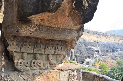 Fotografija Heritage Site Ajanta Caves at Aurangabad of Maharashtra India