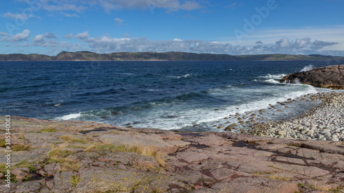 The coast of the Barents sea, Teriberka, August 2020, Russia