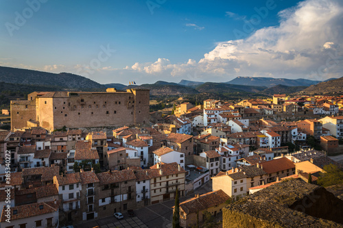 Mora de Rubielos city skyline with a view of the historical buildings, Teruel, Spain © JMDuran Photography