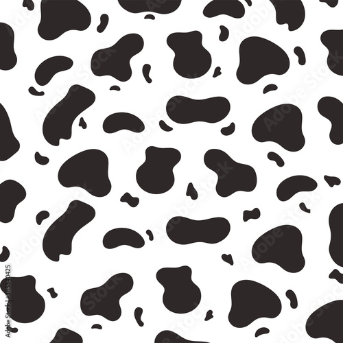 animal skin print pattern, irregular contouring spots design
