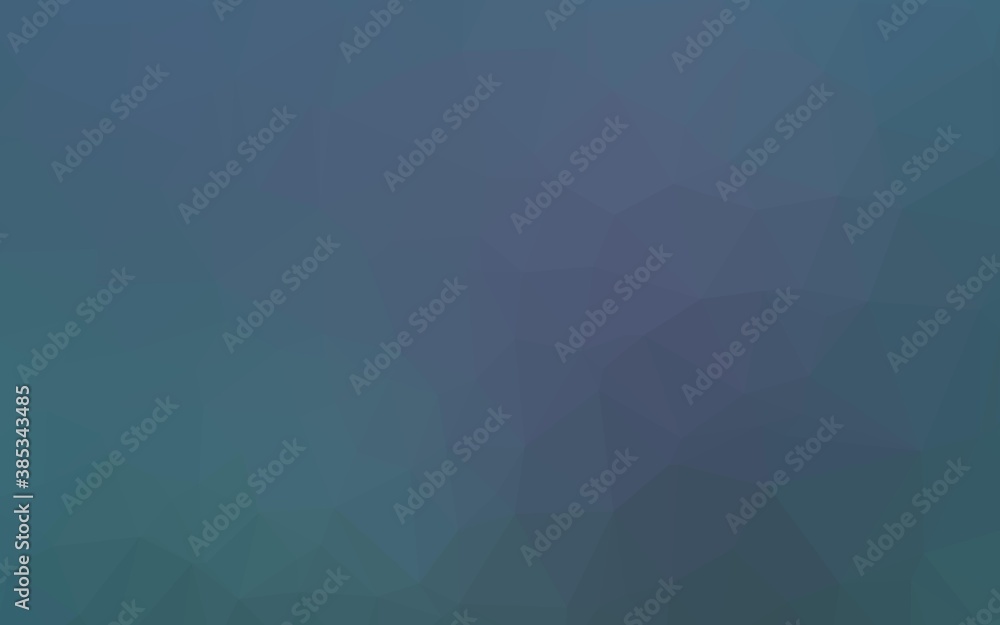 Fototapeta premium Light BLUE vector shining triangular pattern.