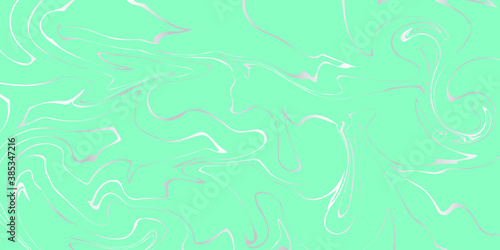 luxury abstract green background with silver lines. vector graphics