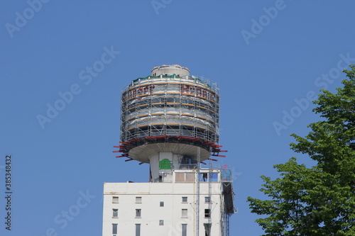 Abriss Henninger Turm, Frankfurts Wahrzeichen photo