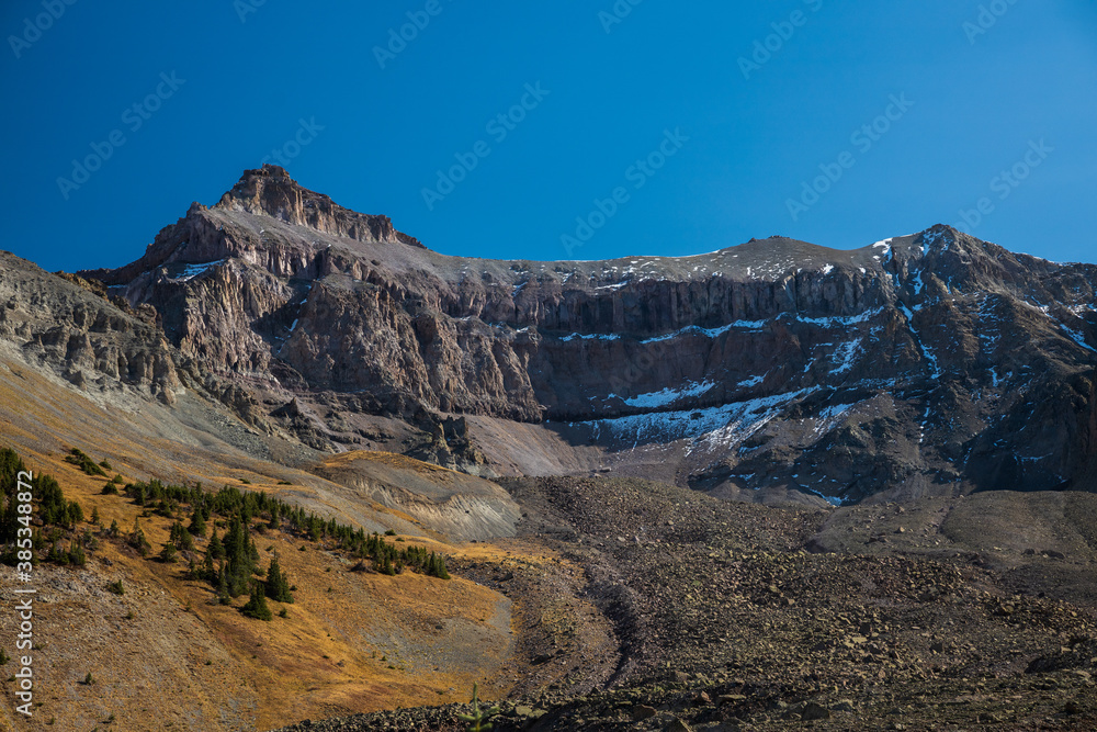 Cirque Mountain from Blaine Basin, San Juan Mountains, Colorado