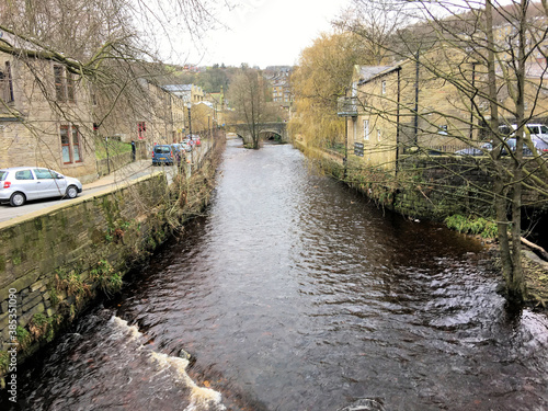 Hebden Bridge in the spring