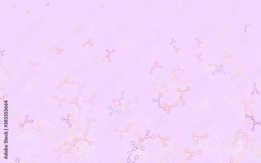Light Blue, Yellow vector template with artificial intelligence structure. Light Blue, Yellow vector template with artificial intelligence structure.