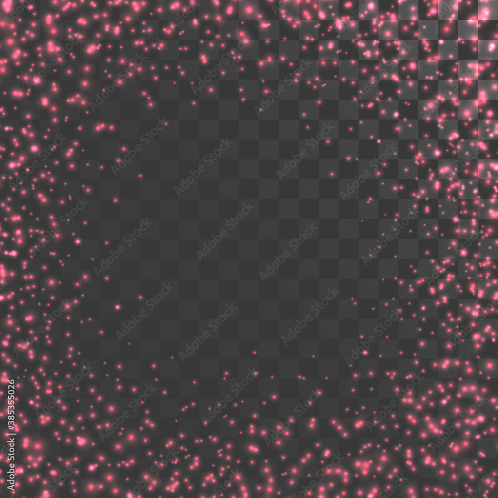 Vetor do Stock: Vector pink glitter particles background effect for ...
