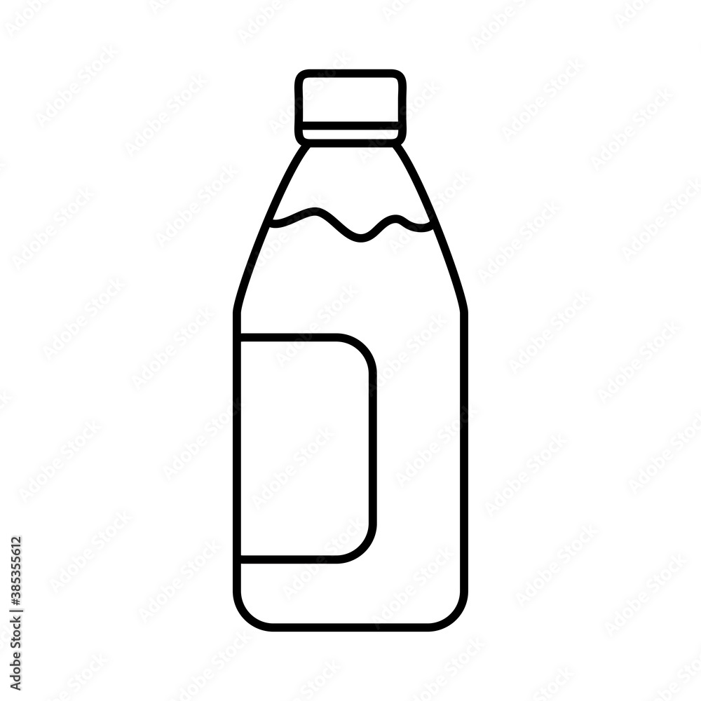 bottle beverage product line icon bottle beverage product line icon