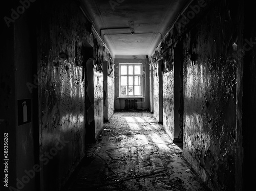 old abandoned building