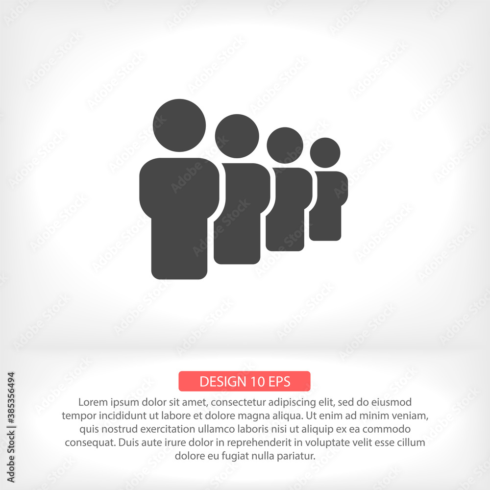 Vector people icon design 10 eps illustration Vector people icon design 10 eps illustration