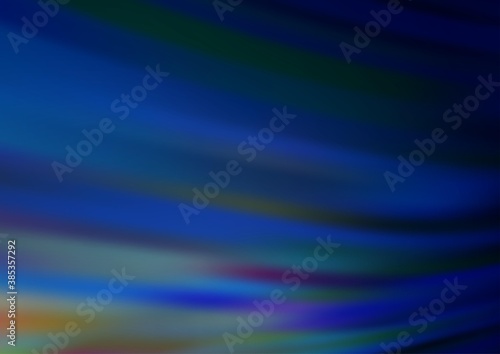 Dark BLUE vector blur pattern. © Dmitry