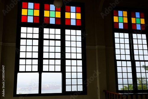 Wallpaper Mural stained glass window Torontodigital.ca