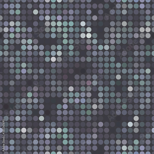 Fototapeta Naklejka Na Ścianę i Meble -  Abstract pattern with dots. Gray-blue texture. Seamless vector background.