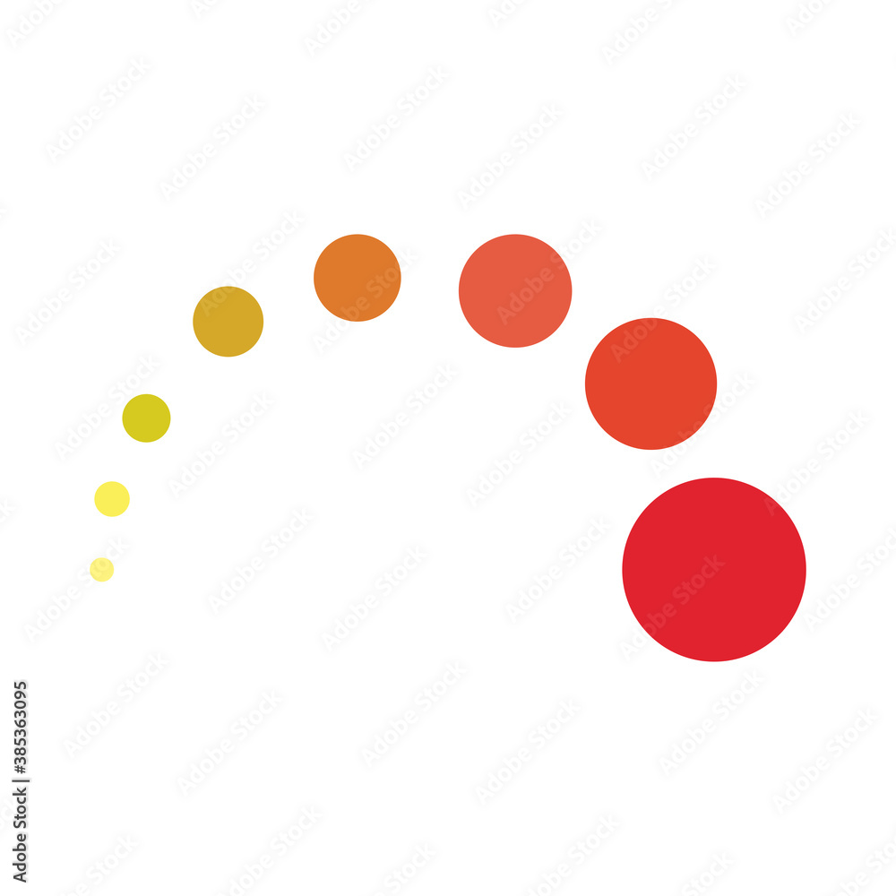 dotted curve gradient design isolated white background dotted curve gradient design isolated white background