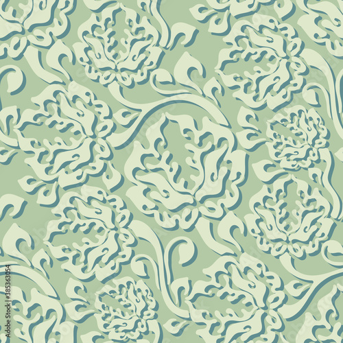 seamless floral pattern with flowers