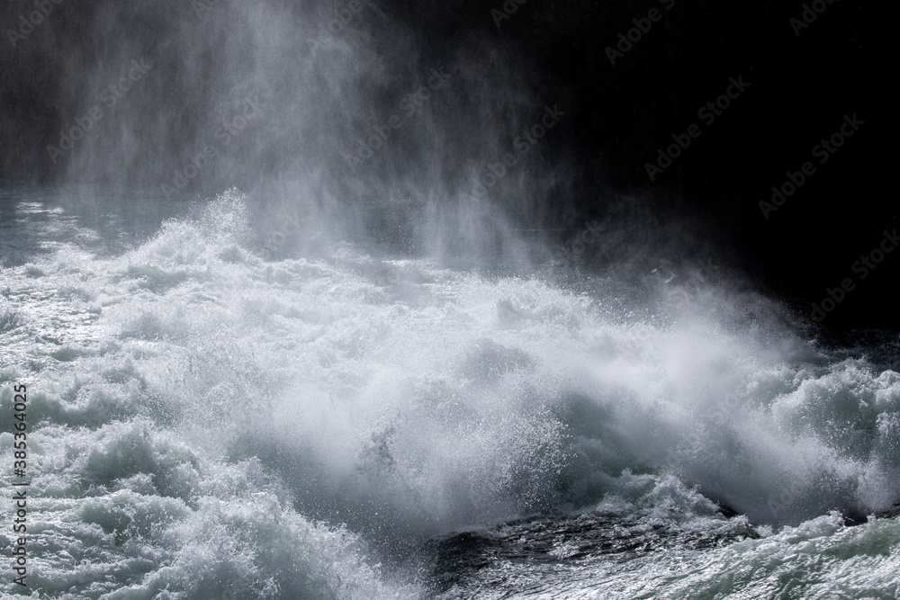 Close up of Baileys Chute in Wells Gray Provincial Park