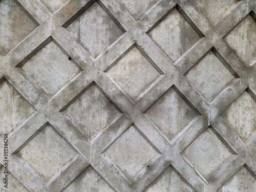 concrete slab texture with geometric square patterns
