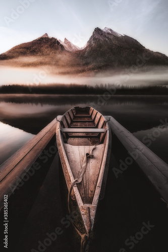 Herbstimmung am Hintersee, Bayern