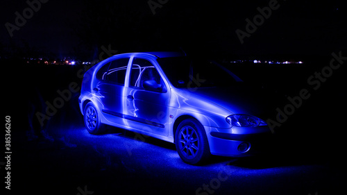 Lightpainted Car