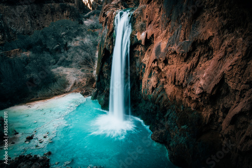Photos Beautiful Havasupai Waterfall in Grand Canyon