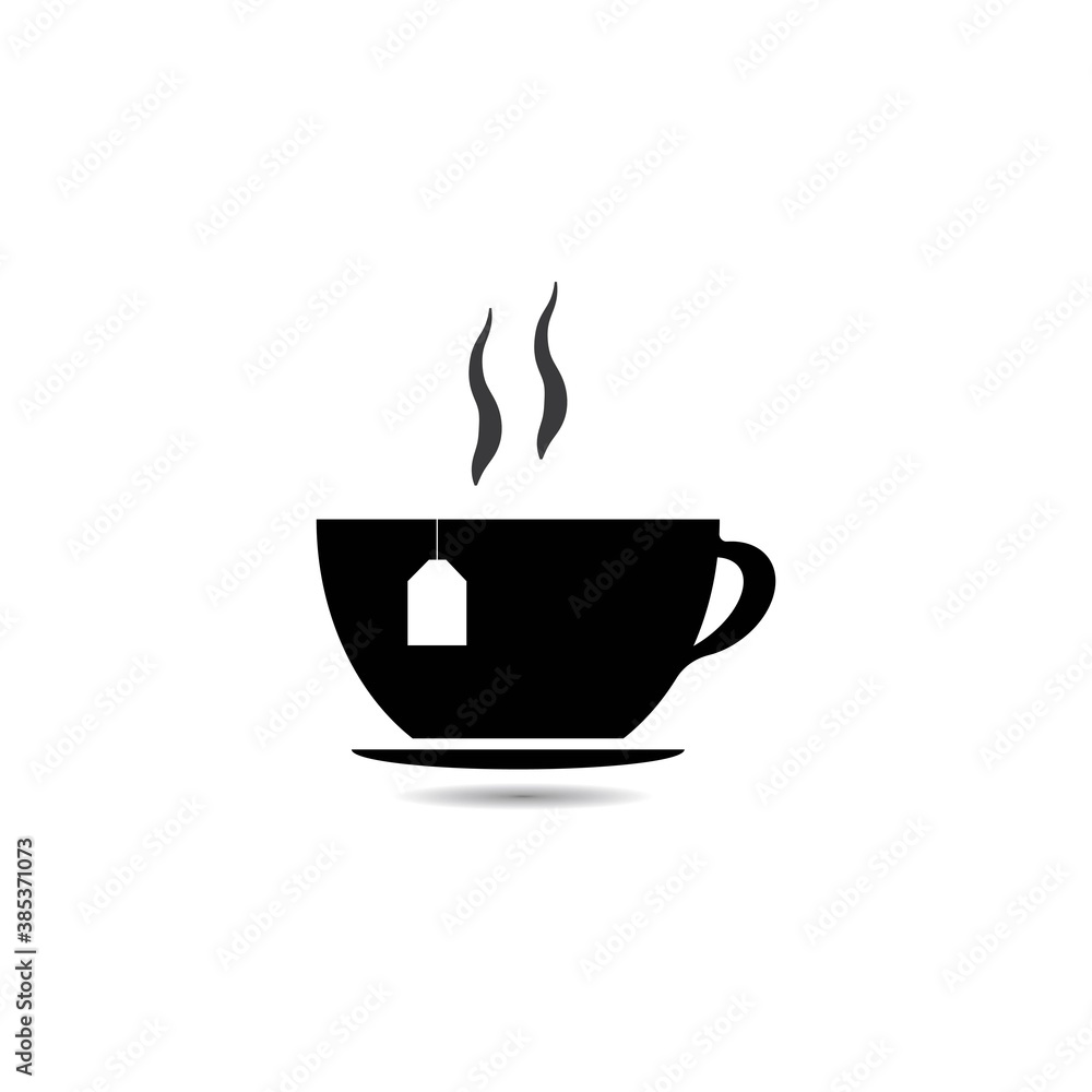 Cup with tea icon Cup with tea icon