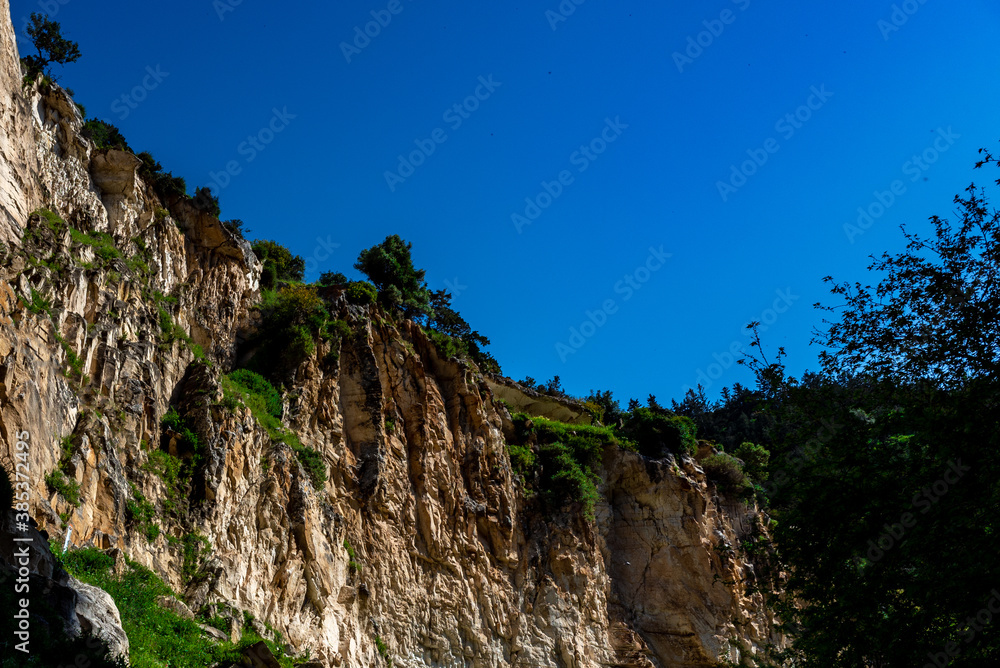 Stones on the slopes of the Avakas mountain gorge on the island of Cyprus. Stones on the slopes of the Avakas mountain gorge on the island of Cyprus.