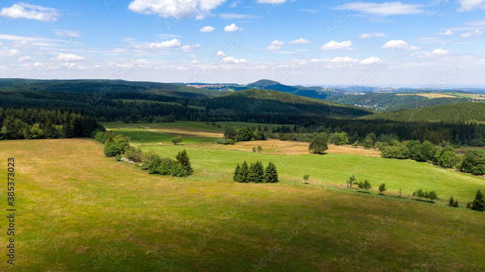 Landscape near Germany Border in Czech Republic