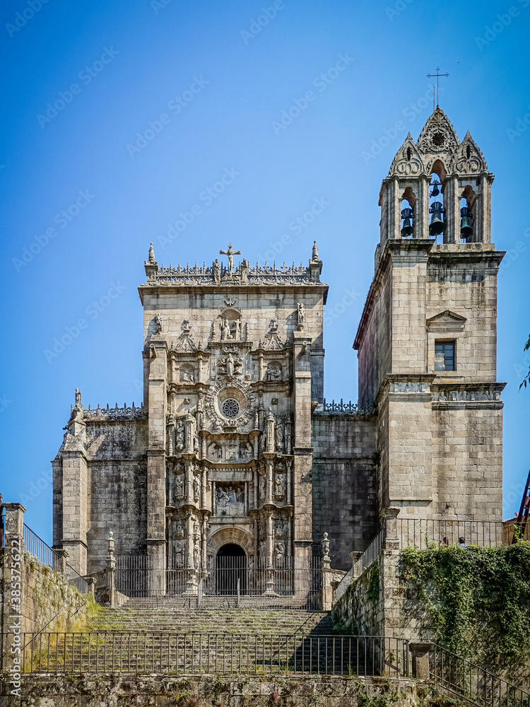 Cathedral of the city of Pontevedra in Galicia