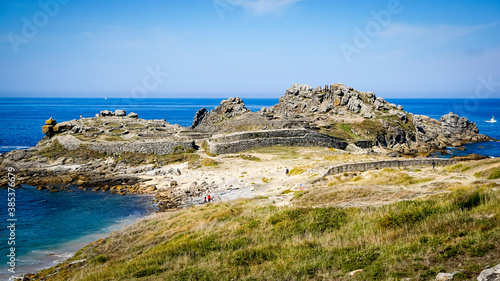 Bild auf Leinwand Castro de Baroña in the province of La Coruña