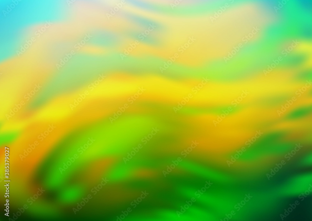 Obraz premium Dark Blue, Yellow vector blurred shine abstract pattern.