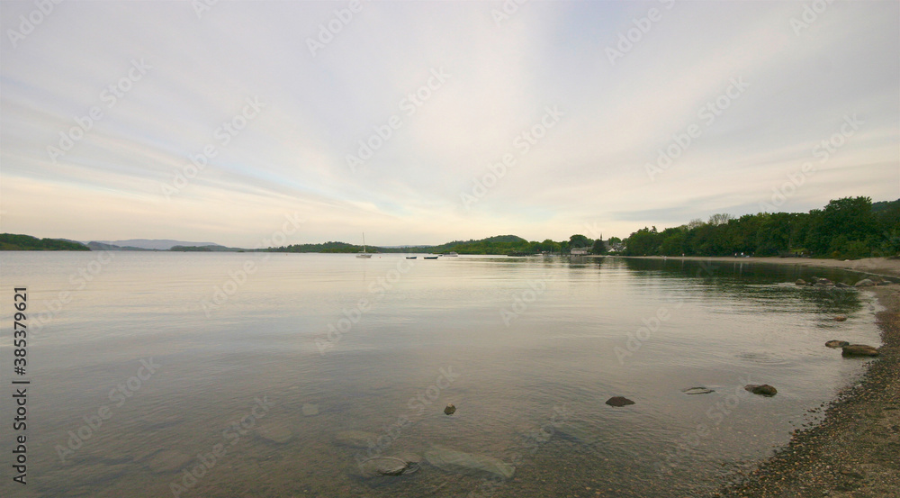 the shores of loch lomond in scotland the shores of loch lomond in scotland