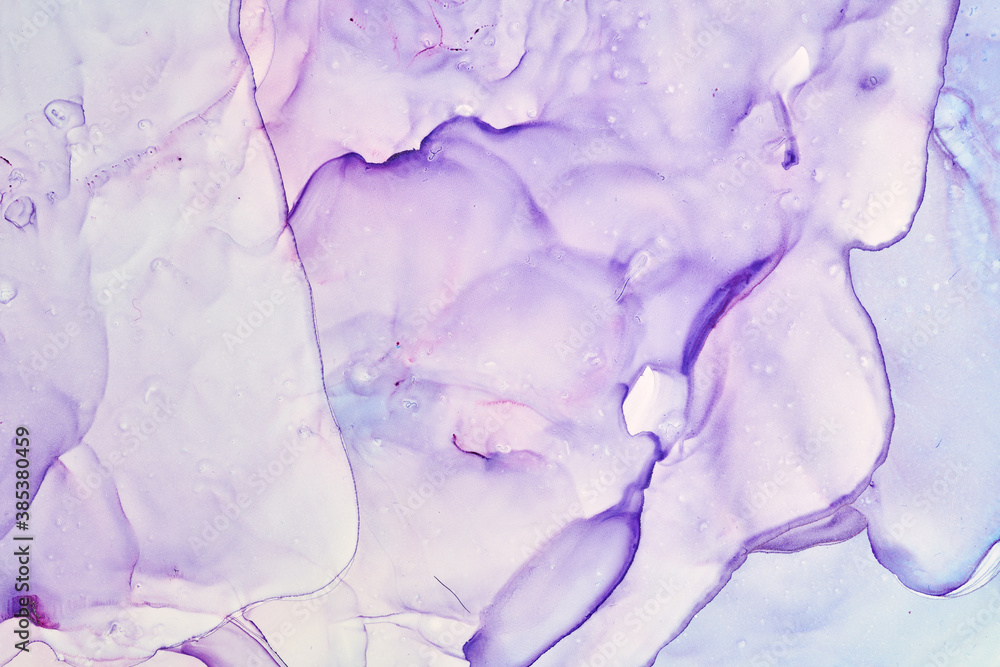 Fototapeta premium Fluid Art . Abstract colorful background, wallpaper. Mixing acrylic paints. Modern art. Marble texture. Alcohol ink colors translucent