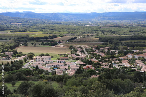 Wallpaper Mural Vue d'ensemble du village typique de Allan dans la Drôme provençale, ville de Allan, département de la Drôme, France Torontodigital.ca