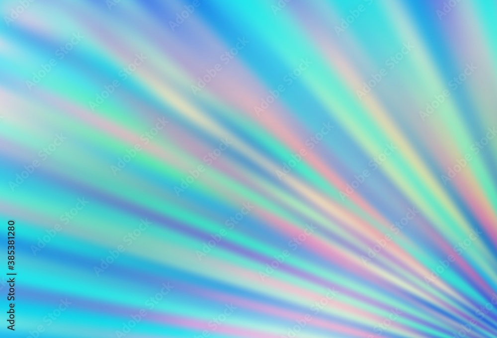 Obraz premium Light Blue, Green vector background with straight lines.