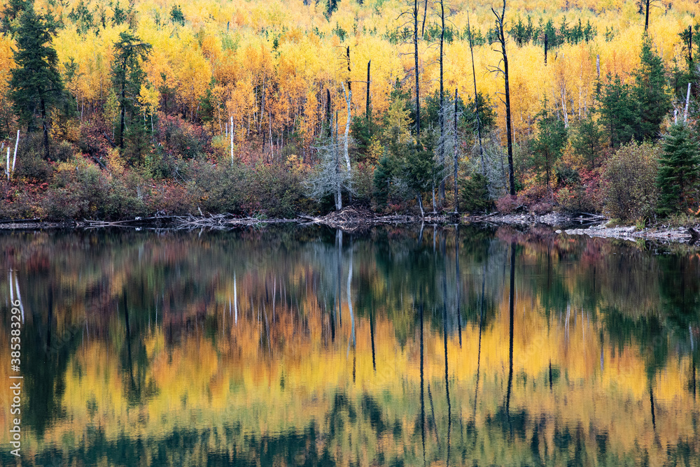 Fall Colour at the Green Lakes, Northern Ontario, Canada Fall Colour at the Green Lakes, Northern Ontario, Canada