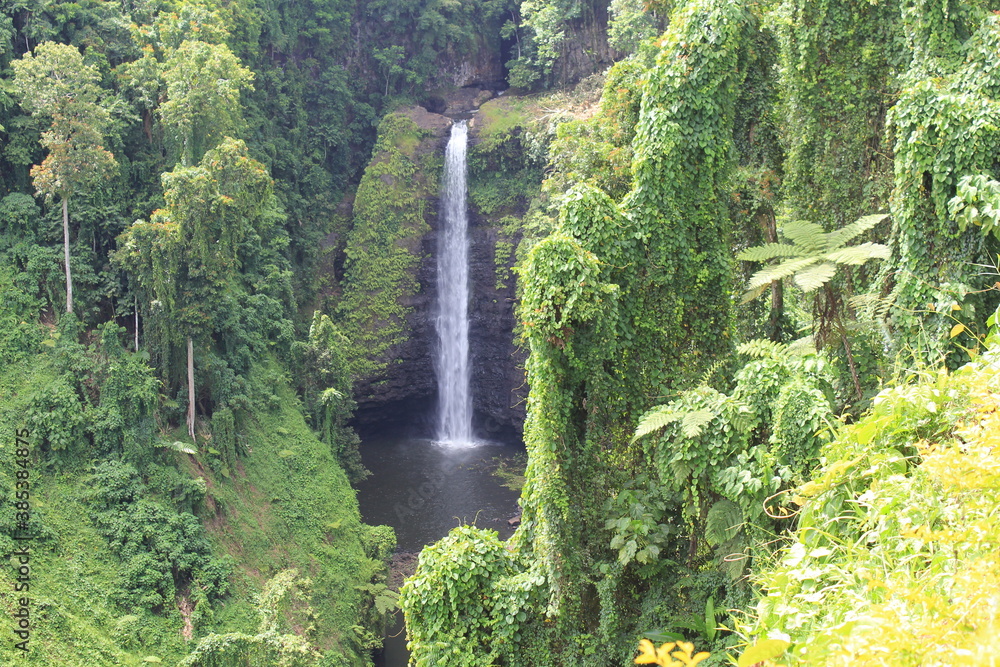 Waterfall in Western Samoa